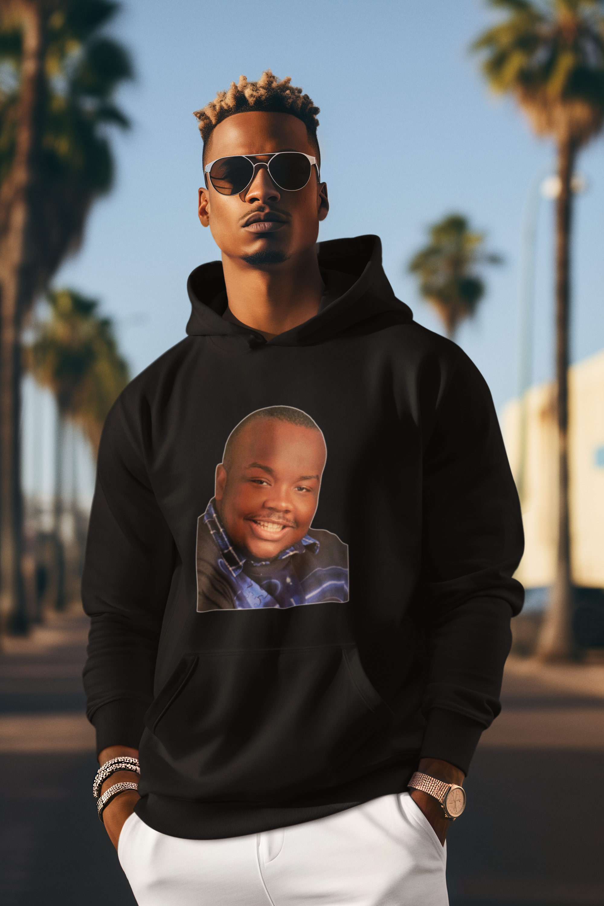 Darius face - Hoodie Sweatshirt