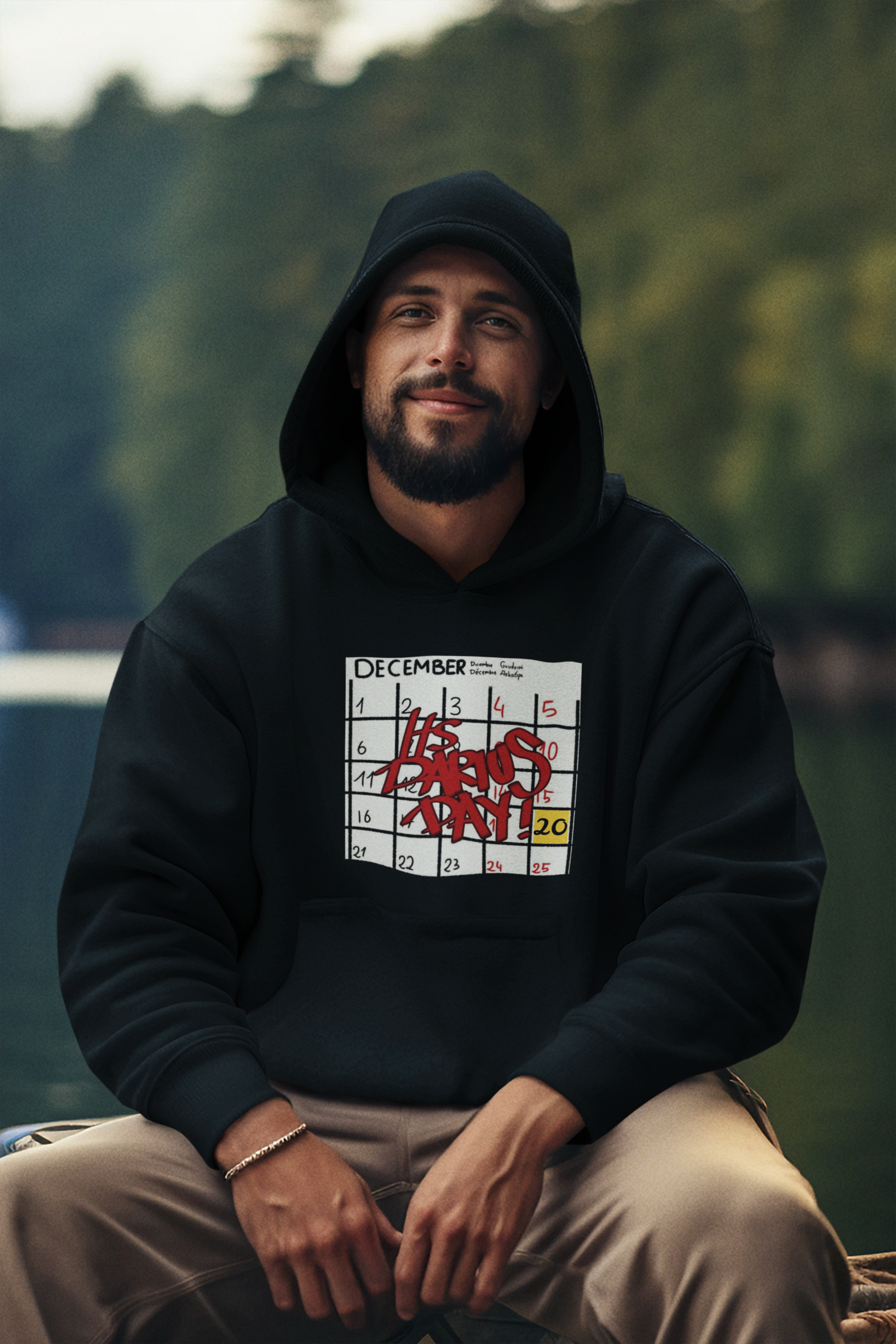 It’s Darius Day Calendar - Hoodie Sweatshirt