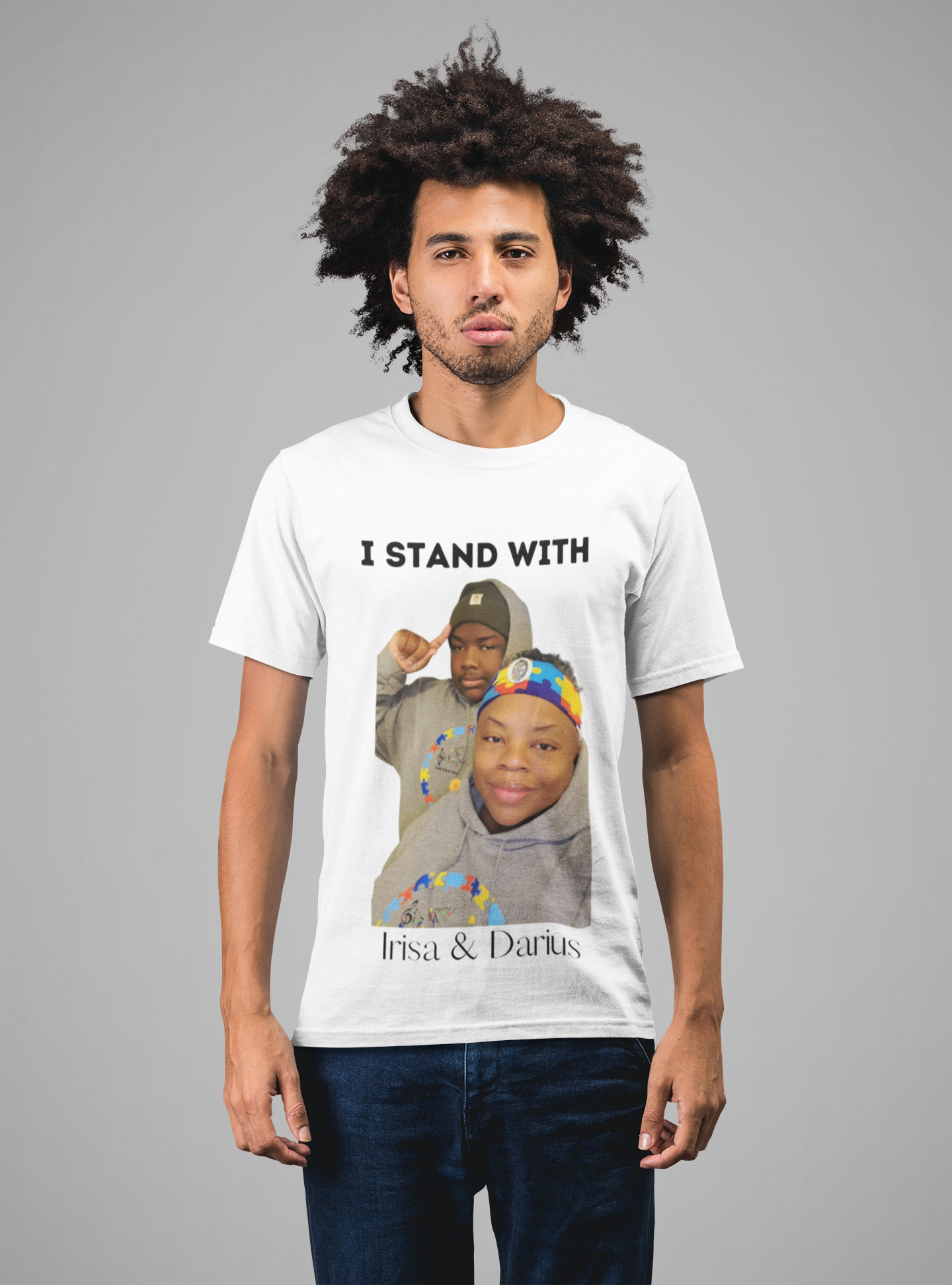 I Stand with Irisa & Darius- Unisex fit T-shirt